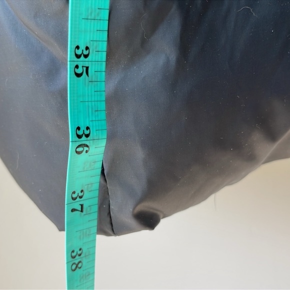 Gap Puffer Hooded Coat Knee Length Down Feather Black Size Medium - Picture 12 of 13